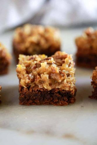 German Chocolate Brownies