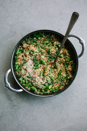 One Pot Green Farro