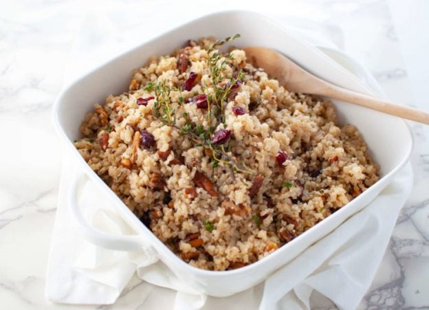 Cranberry Pecan and Cauliflower Stuffing