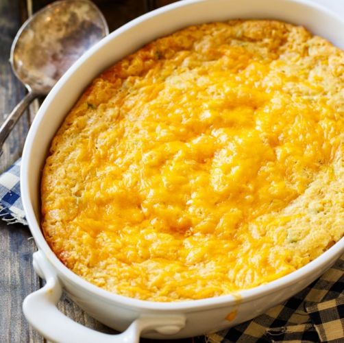 Cheesy Jalapeno Corn Casserole