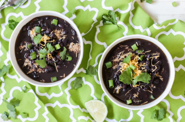 7-Ingredient Black Bean Soup