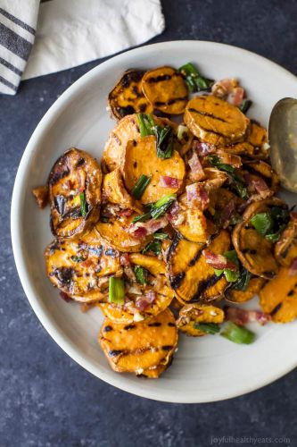 Grilled Sweet Potato Salad