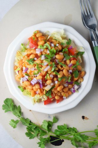 Baked Beans Taco Salad