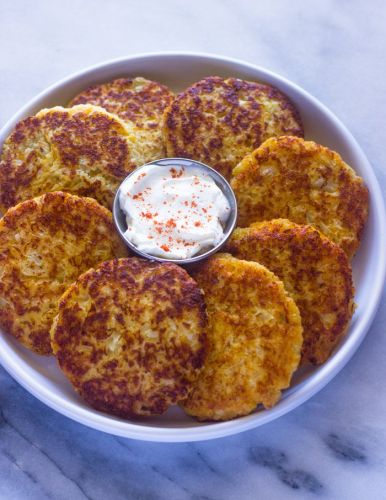 Cauliflower Cheddar Fritters