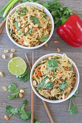 Satay Vegetable Noodles