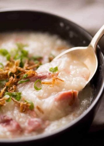 Chinese Ham Bone Rice Soup