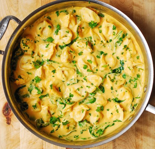 Butternut Squash and Spinach Tortellini