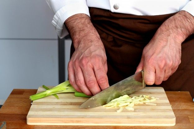 Chop the fennel