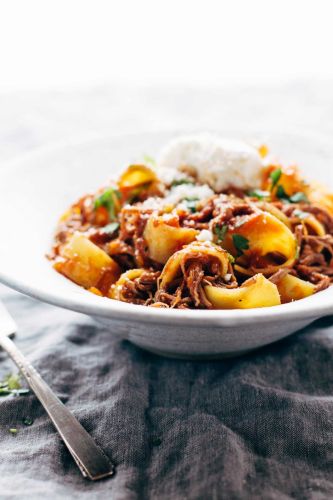 Slow Cooker Beef Ragu With Pappardelle