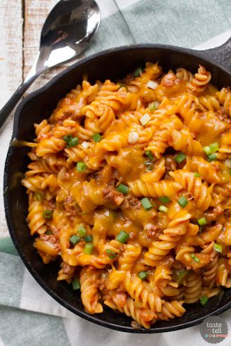 Sloppy Joe Mac n cheese