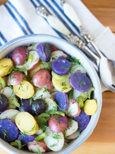 Red, White and Blue Potato Salad