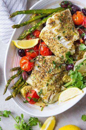 Sheet Pan Mediterranean Cod