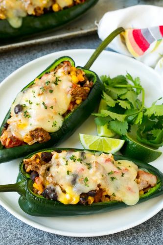 Stuffed Poblano Peppers