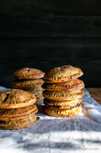 Blueberry and Lemon Curd Hand Pies