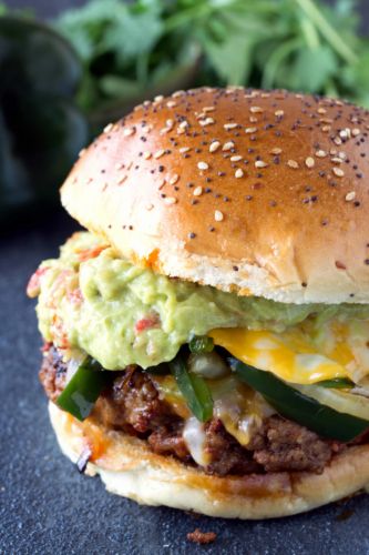 Queso Fundido Chorizo Burger