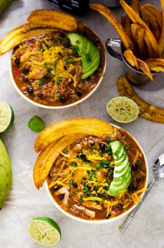 Slow Cooker Jamaican Jerk Chicken Chili