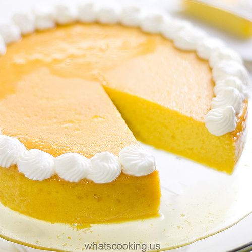 Mexican Mango & Honey Flan