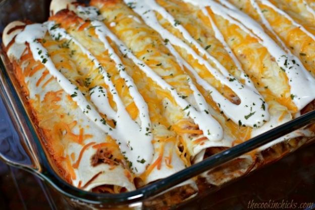 ranch chicken enchiladas