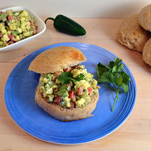 Jalapeno Caper Avocado Egg Salad