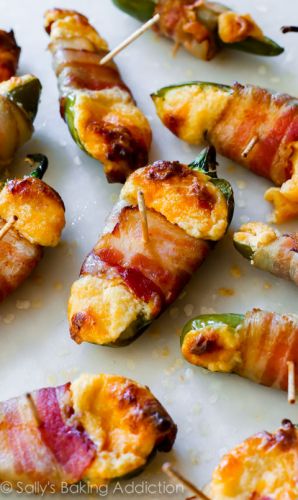 Bacon-Wrapped Cheesy Stuffed Jalapeños