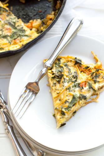 Use Leftover SPaghetti To Make a Frittata