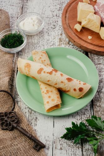 Cheese crepes