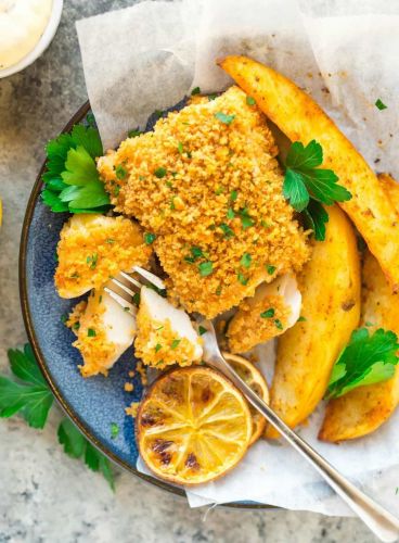 Baked Fish and Chips