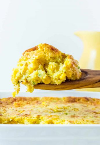 Jalapeno Honey Cornbread Casserole