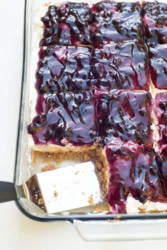 Easy Blueberry Cheesecake Dessert