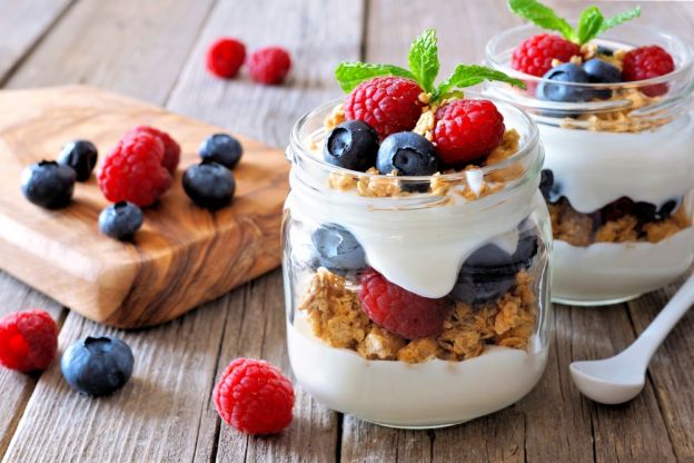 Greek Yogurt Parfaits with Homemade Granola