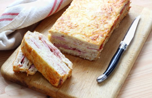 Croque-Monsieur Cake