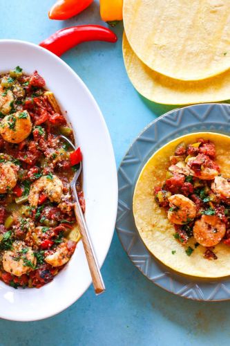 Fire-Roasted Shrimp TAcos