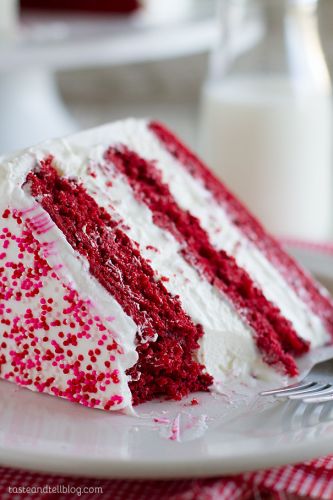 Red Velvet Ice Cream Cake