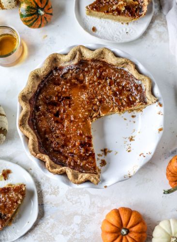 Bourbon Brulee Pumpkin Pie