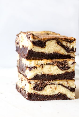 Eggnog Cheesecake Brownies