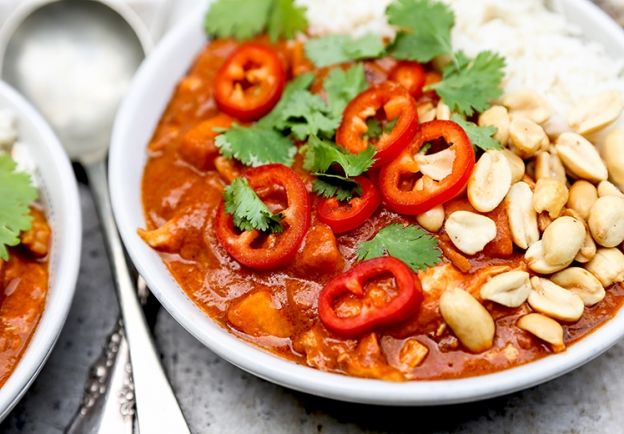 African Peanut Stew With Chicken And Sweet Potatoes