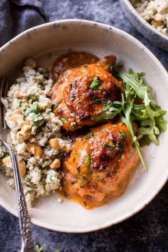 Sweet and Sticky 3 Ingredient Apricot Chicken