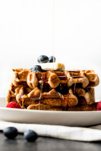 Fluffy WHole Wheat Waffles