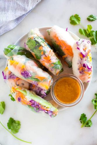 Pa Pia Sod (Fresh Spring Rolls)