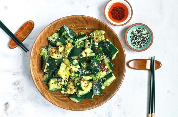 Sichuan Smashed Cucumber Salad