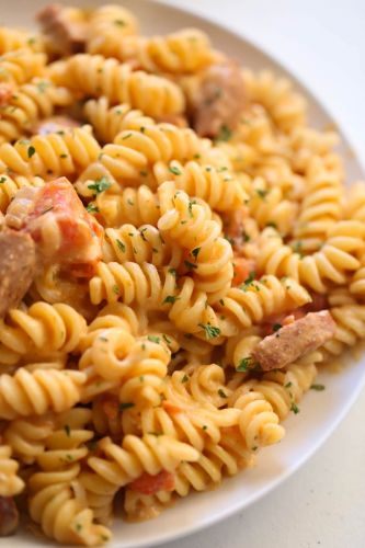 Pressure Cooker Creamy Cajun Pasta