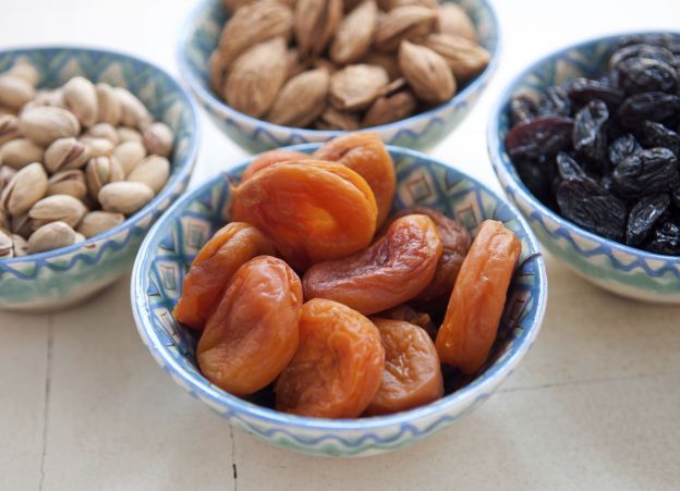 Dried apricots