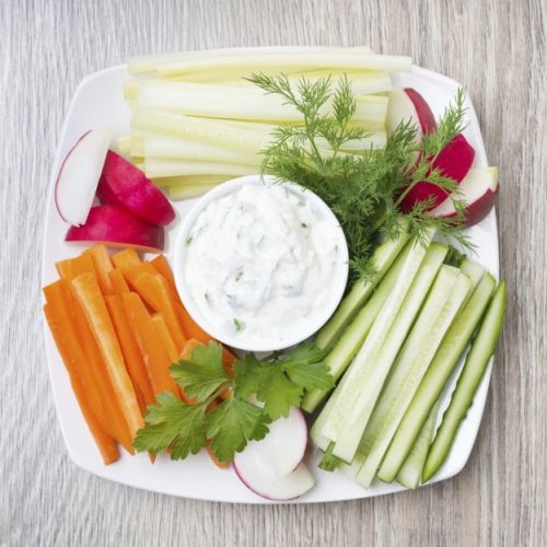 Cream cheese and chive dip