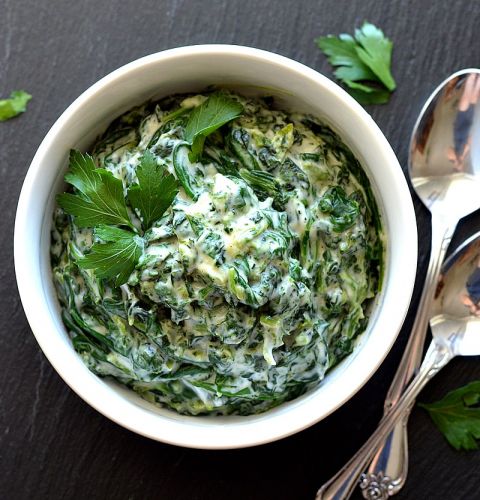 Vegan Creamed Spinach