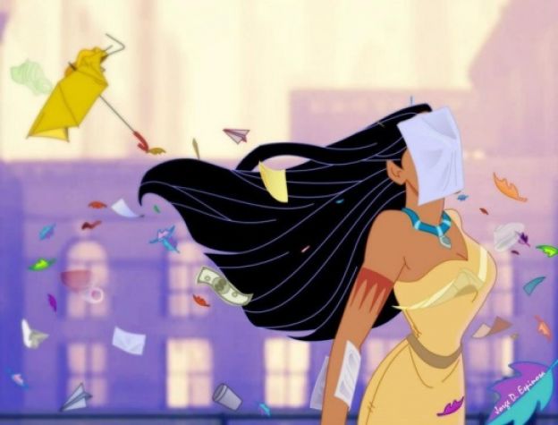 Pocahontas discovers everything else that's in the wind