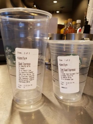 OUTRAGEOUS STARBUCKS ORDERS