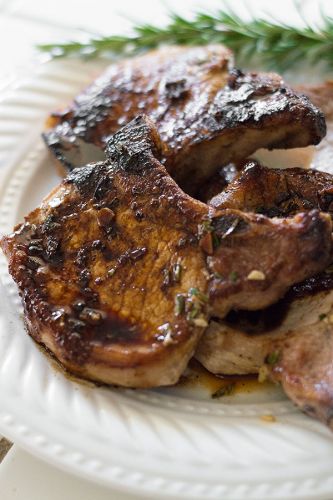 Quick Rosemary Pork Chops