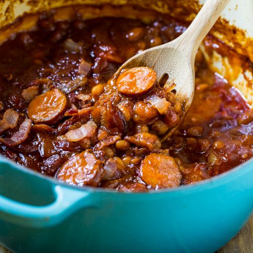 Baked Beans with Smoked Sausage