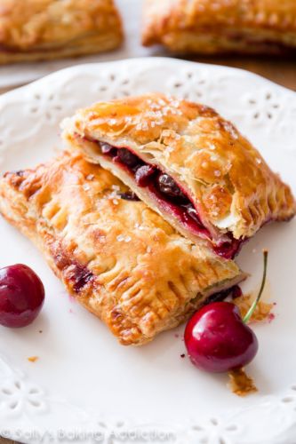 Simple Cherry Pastry Pies