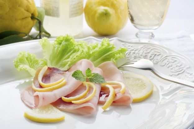 Swordfish carpaccio